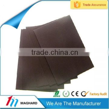 A4*0.4mm Rubber Magnet Sheet UV coated permanent magnet sheet