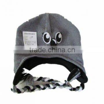 knitted hat with hode