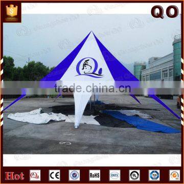 Multifunctional use logo custom star shade tent for event