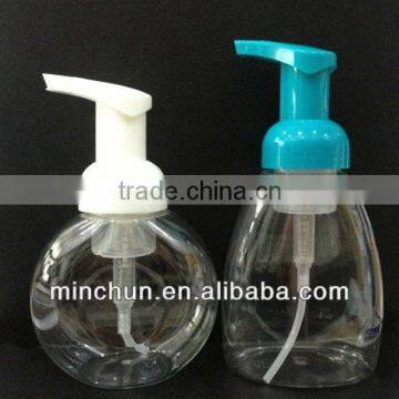 PET bottle 250ml foaming pump bottle soap hand wash bottle