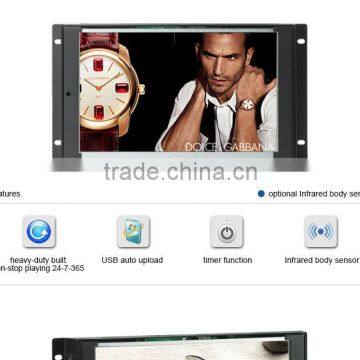 Auto Loop Picture Video Open Frame Lcd Screen, Industrial Mini 10" Advertising Display Frame, Frameless Digital Signage Player photo-2