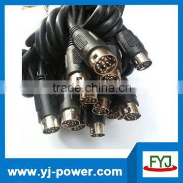 7pin 8 pin 9 pin mini din cable male to male