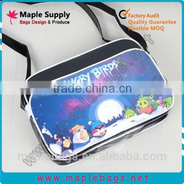 PVC girl school sling bag