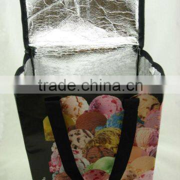 PP Non Woven Recreational High Quality Insulated Cooler Bag With Printing Opp Film Laminated photo-1