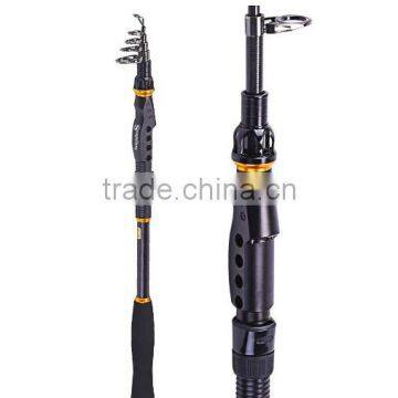 Spinning Telescopic Fishing Rod Graphite Carbon Fiber Travel Portable Super Hard Fishing Pole for Boat Saltwater and Freshwater
