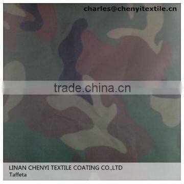 Factory price camouflage polyester fabric specification