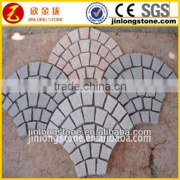 Cheap light red granite cube