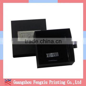 Custom Matt Black Decorative Cardboard Drawer Packaging Gift Box With Puller photo-2