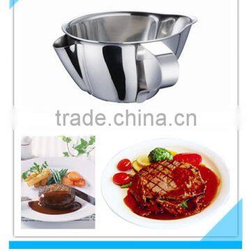 Stainless steel gravy boat