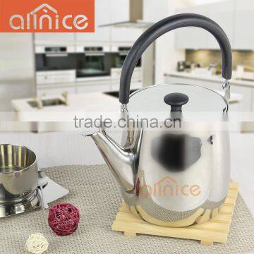 New Arrival Mirror Polish Hotel Kitchen Using Restaurant Cool Water 3L Kettle With Flat Cover photo-2