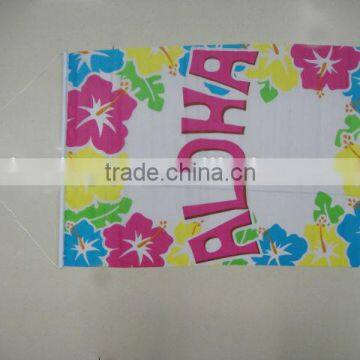 Eco-friendly printing flag,AZO free 40*60cm garden bunting banner,flower flag