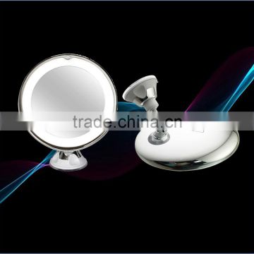 makeup mirror with led light cosmetic bathroom LED mirror magnifying 10x