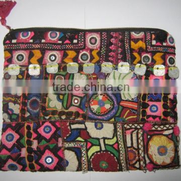 Chirag Enterprises presents Antique collection of Old Kutchi Indian Laptop Bags iPad Bags with Fine Hand Embroidery Mirrorwork