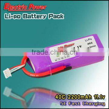 2200mAh 11.1V 40C RC LIPO Battery Packs