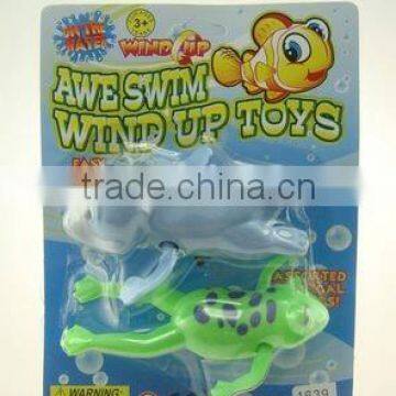 swimming frog bath toys