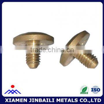 Mushroom head brass screws for industry machiney parts