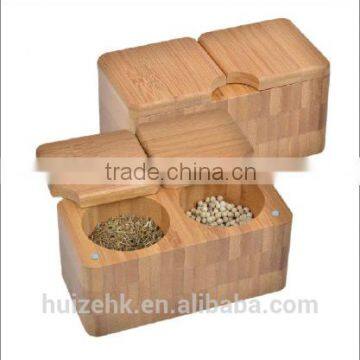 Double square salt box/Spice storage box