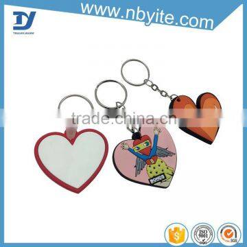 2016 hot sale plastic custom mini split alphabet letters key chain ring