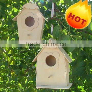 Mini Craft Decorative Wood Bird House YDW001-B