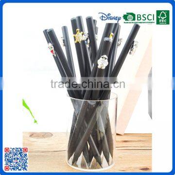 7inch high-grade black dyed black strapless wood pencil dress without eraser