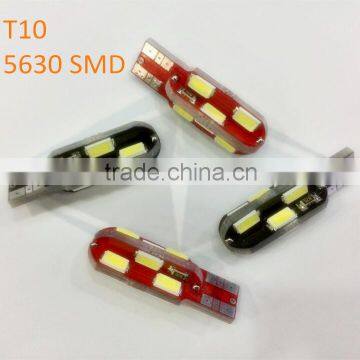 Bonjour 2014 new red pcb 12smd t10 5630 canbus led car lamp