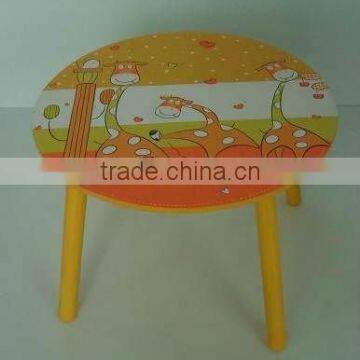 wooden children table and chair