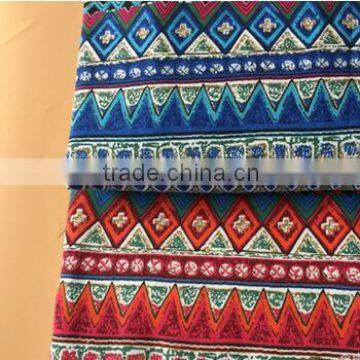 Linen Printed Fabric National Style Table Cloth Pillow photo-3