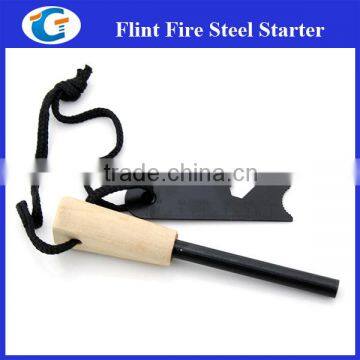 Survival Kits Military Flint Rock Ferrocerium Rod Fire Lighter with Striker