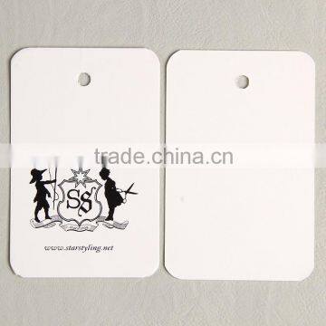 Art Paper Printed Paper Card With Round Angle Cut for Men's Outer Jackets photo-2