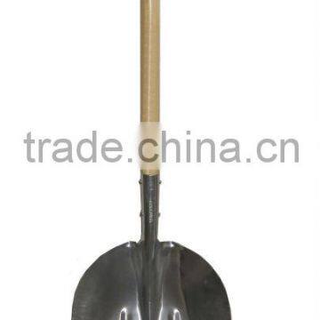 10# Aluminum snow shovel with wooden handle