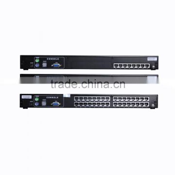 DC 9V 1A/ 32port Cat-5 KVM Switch, VGA switch to RJ-45 touchless