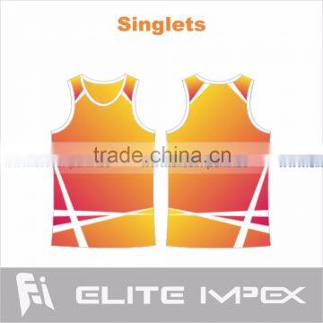 sublimated wrestling singlets