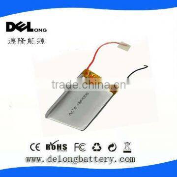 Rechargeable li Polymer Battery 3.7v for GPS