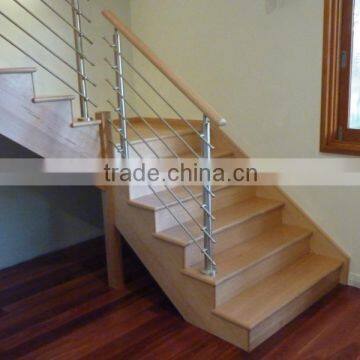 DIY bar Balustrade on Timber Staircase