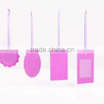 Hot sale in American and European lavender/vanille/rose scents long lasting plastic card for Christmas