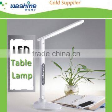 factory supply fashionable LED table lamp bed lamp with clock calendar temperature