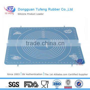 Tufeng anti- static Circular Pattern dish drying silicone table mat