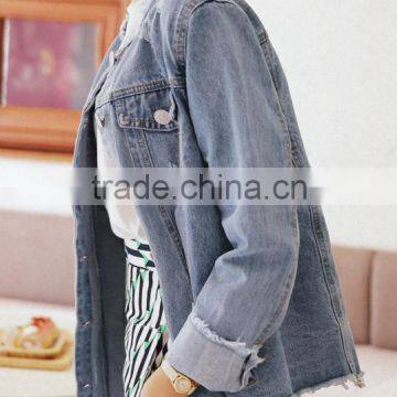 Women Jeans Jacket Eco-Friendly