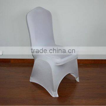 High quality shiny lycra/spandex chair cover with curve for sales