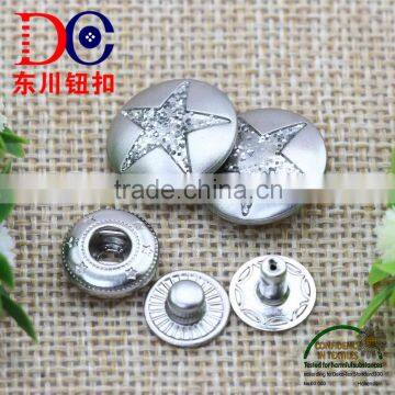 Round Shape and Snap Button Button Type Metal snap fasteners