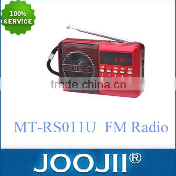 2016 wholesale cheap price portable fm radio