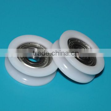 Plastic Pulleys Small Plastic Roller, Nylon Roller Wheel with Bearing nylon roller