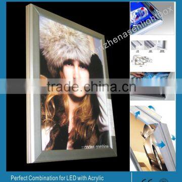 Custom Display Snap Frame Aluminium Thin Light Box