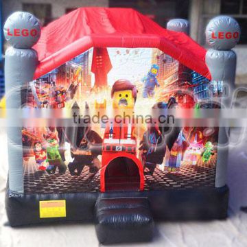 Hot style the justice league theme inflatable kids bouncer house