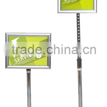 floor standing adjustable menu holder Advocate Pedestal Sign Stand