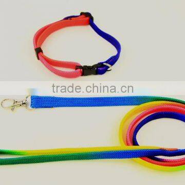 Colorful Durable Dog Leash And Collar