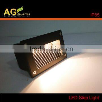 IP65 high bright outdoor recessed 3w aluminum led step light