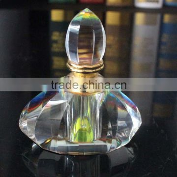 k9 crystal material with rainbow color perfume popular bottle