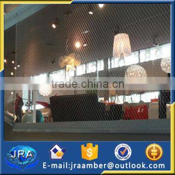 AISI 316 rope wire cable fencing /chain link rope mesh