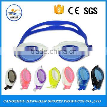 Professional Custom Safety Comfortable UV Protaction & Anti-fog swim goggles for asian